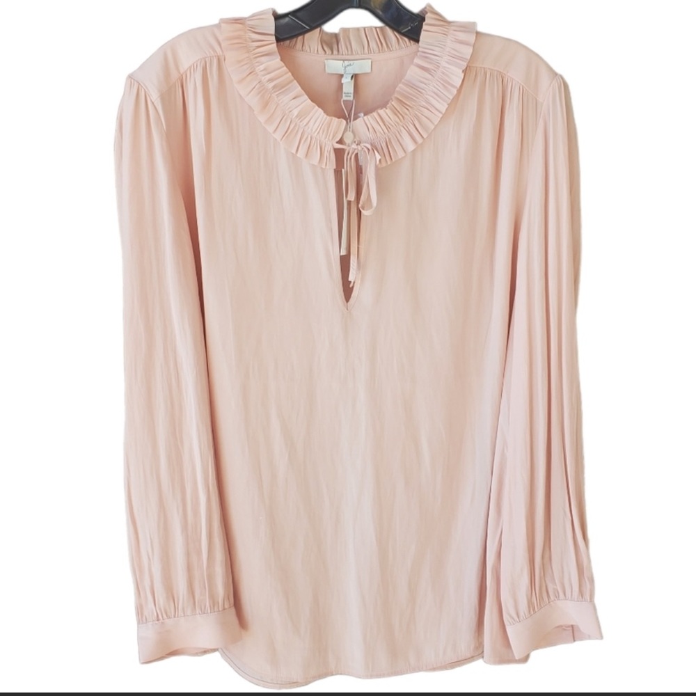 Joie Primrose Long Sleeve Evangeline Blouse size L